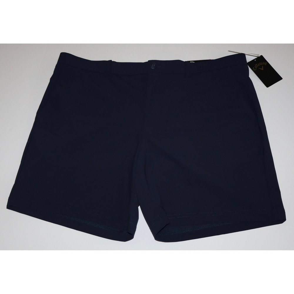Callaway Mens Golf Shorts 38W Peacoat Navy Blue Stretch 7" Inseam UPF 50 NEW
